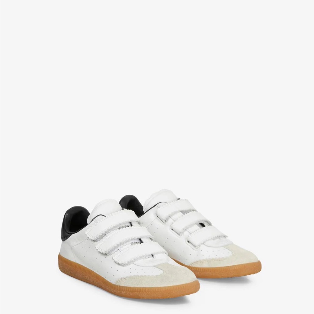 Isabel Marant White and Black Sneakers